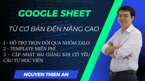 Khóa học SpreadSheet từ cơ bản đến nâng cao