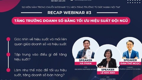 Webinar Record: Tăng trưởng doanh số bằng tối ưu hiệu suất