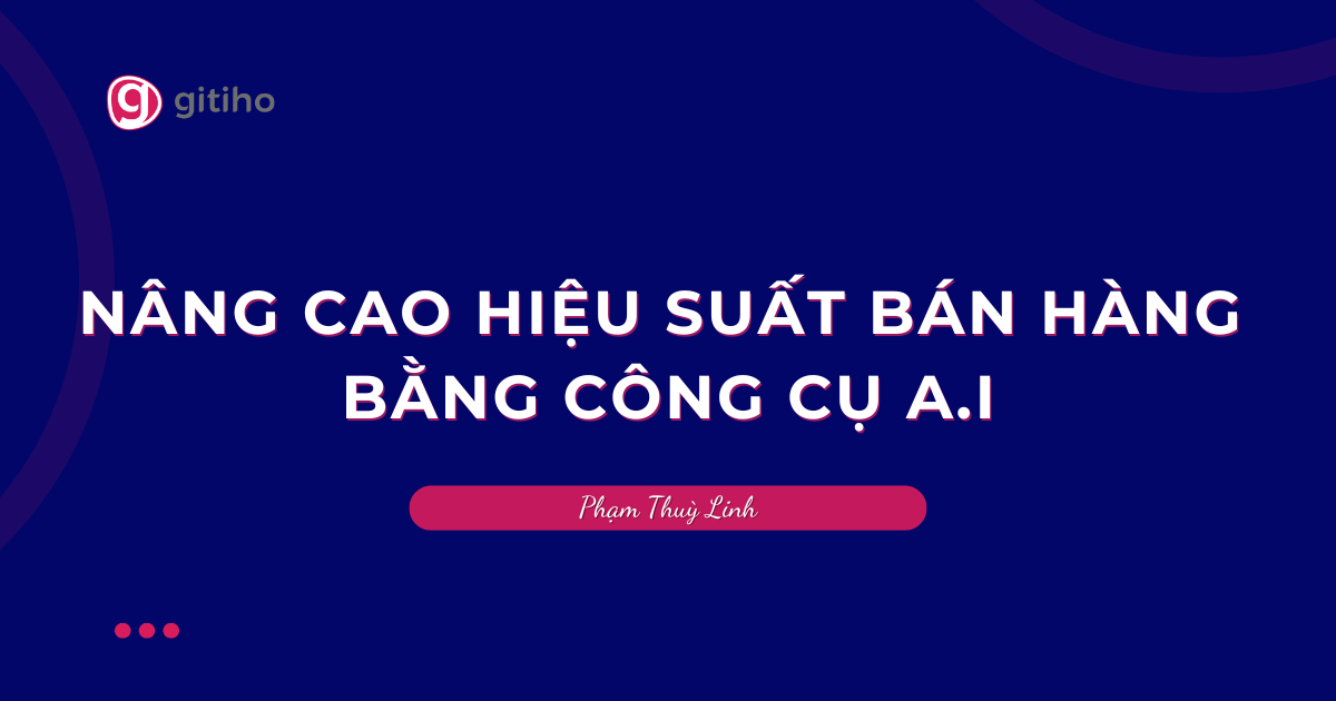 Ứng dụng AI trong bán hàng